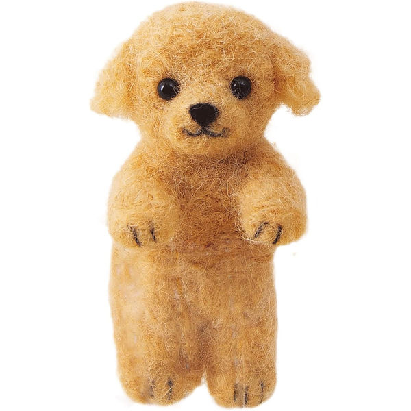 羊毛キット 須佐沙知子 デザイン ふわふわ羊毛でつくるフェルト犬 トイ