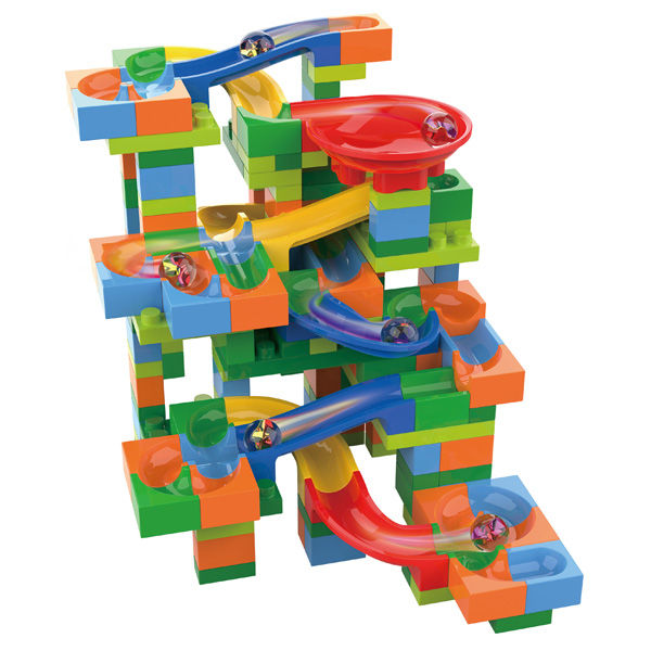 池田工業社 ころころビー玉コースター203PCS 学童 幼保 知育 ブロック