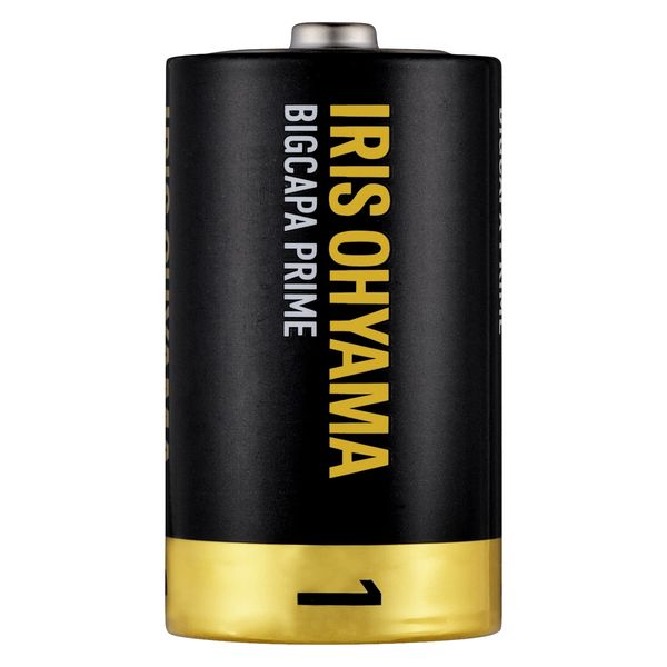 アイリスオーヤマ BIGCAPA PRIME 大容量アルカリ乾電池 単1形4本パック