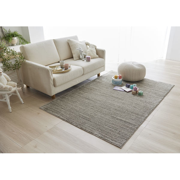 スミノエ 洗える ラグ エクリュ 130×190cm グレージュ 4549781290096 1