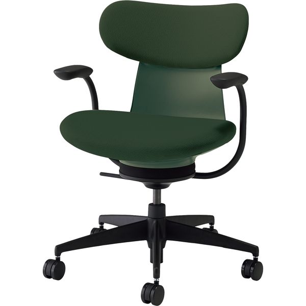 組立設置込】コクヨ イングライフ 固定肘 背クッション 5本脚 背座同色