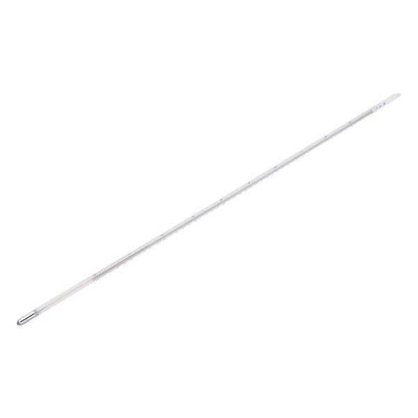 日本計量器工業 精密棒状水銀温度計(最小目盛:0.1°C) 0~100°C 450mm JC