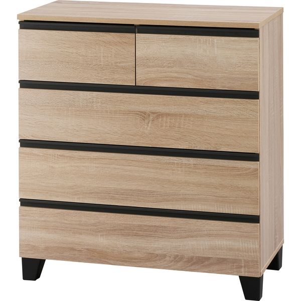 アイリスオーヤマ 木製 チェスト 4段 収納 引き出し 幅79cm 衣類収納