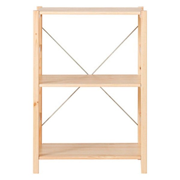 無印良品 パイン材ユニットシェルフ奥行25cmタイプ 58cm幅 小 幅58