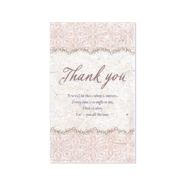 大仙 ソラペーパー メッセージカード 名刺サイズ ピンク 10枚入