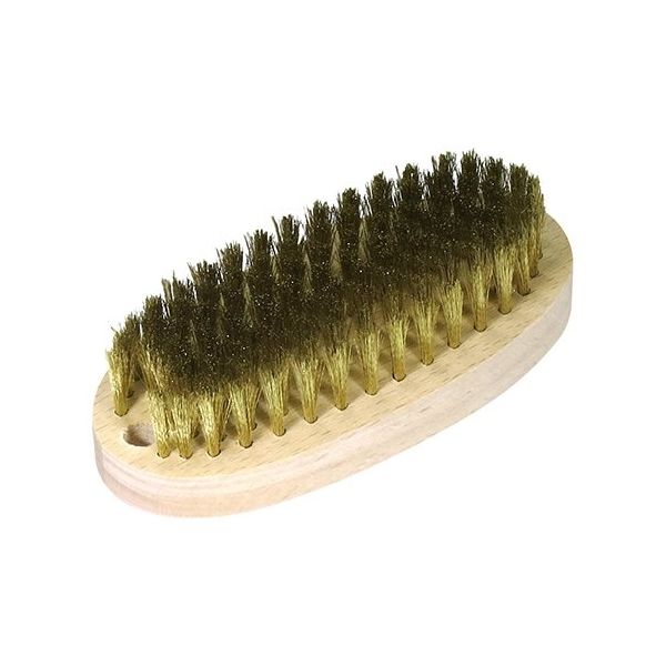 コンヨ 大五郎 真鍮 ワイヤーブラシ 小判型 63-5408-60 1個（直送品