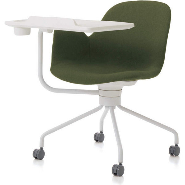 設置込】コクヨ オールインワン ミーティングチェア メモ台付 背座回転