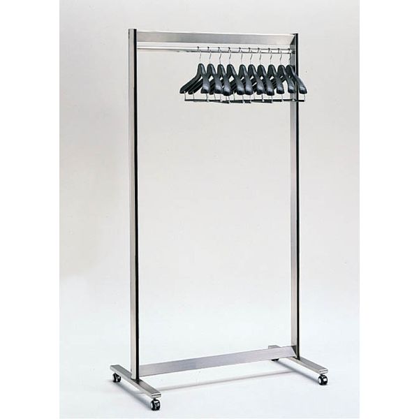 オカムラ L950 コートハンガー ステンレス 900幅×550奥行×1700高さ（mm