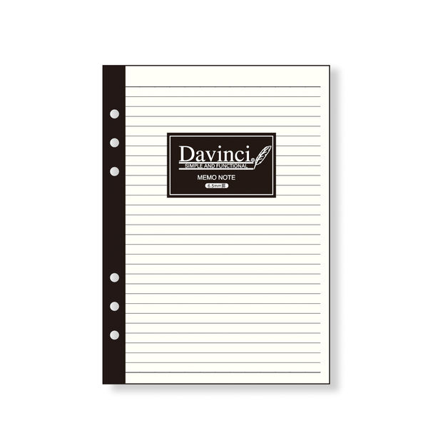 レイメイ藤井 ダヴィンチ A5メモ帳ノート6．5ミリ DAR400 10冊