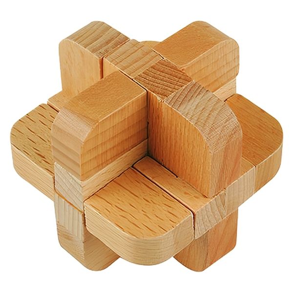 日本出版販売 木製立体パズル KUMUZ ラウンドセクション KO631917 1箱