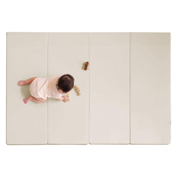 kerata/ケラッタ】 折りたたみプレイマット ベージュ 160×120×4cm
