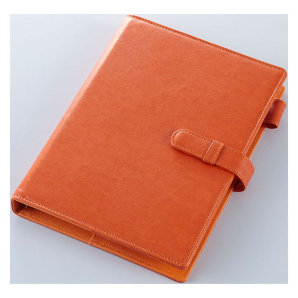 ガルフストリーム GPUA5サイズ6穴バインダーオレンジ GPU-6BA5-03 1