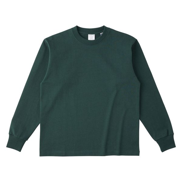 CROSS&STITCH USAコットンロングスリーブ Tシャツ 長袖 無地 ディープ