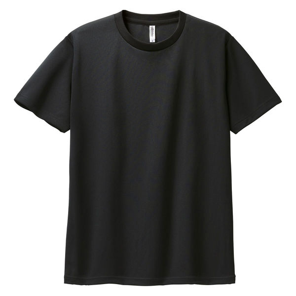 トムス glimmer ドライTシャツ 4.4オンス 半袖 ブラック M 00300-ACT 1