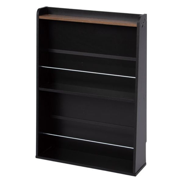 武田コーポレーション ヴィンテージ調マガジンラックスリムBK H3