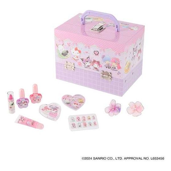 レイス サンリオキャラクターズ バニティメイクボックス パープル 1個