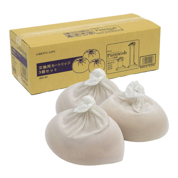 グリーンライフ ピュアニッシュ 交換用カートリッジ3個 JUC-03 1箱(3個