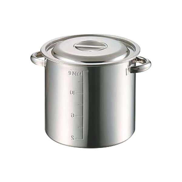 AG 18-8目盛付寸胴鍋 45cm(71.0L) 015156 1個 赤川器物製作所（直送品