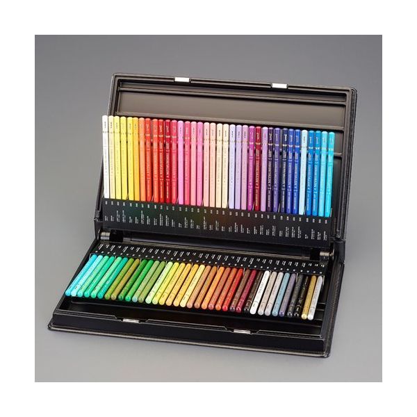 エスコ 72色 色鉛筆セット EA765MD-72A 1組（直送品） - アスクル