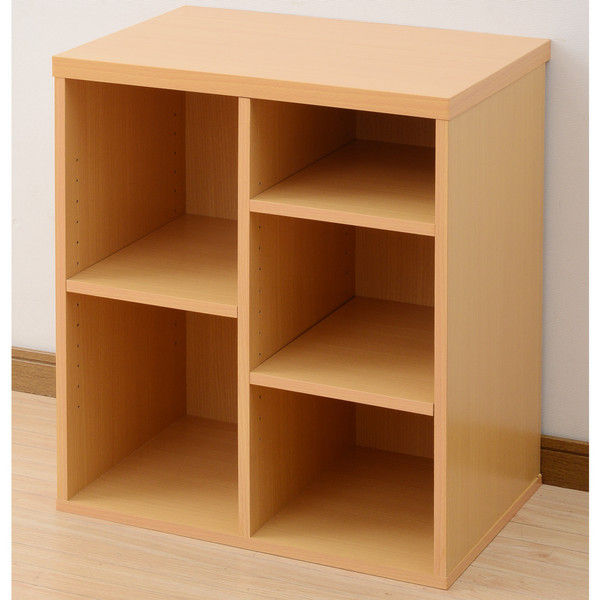 YAMAZEN（山善） オープンラック 幅595×奥行390×高さ700mm ナチュラル