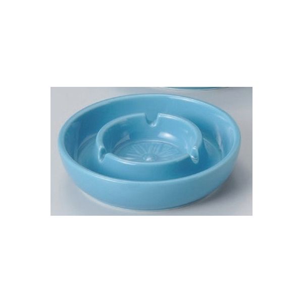 アースモス美濃焼灰皿 トルコ二重4.0灰皿 （5個入）（直送品） - アスクル