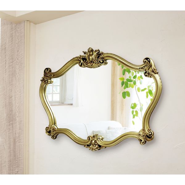 アルテジャパン ミラー フレーム付 異形 幅950×高さ700mm ゴールド AM