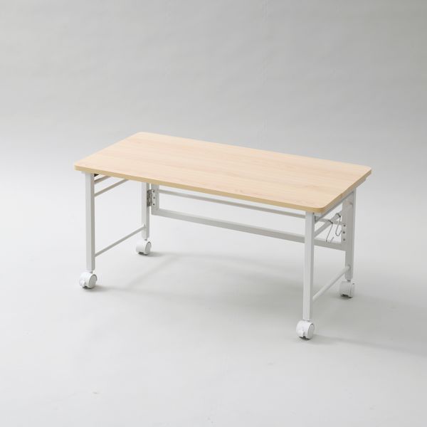 山善 YAMAZEN パタパタデスク キャスター付 ロータイプ 幅800×奥行400