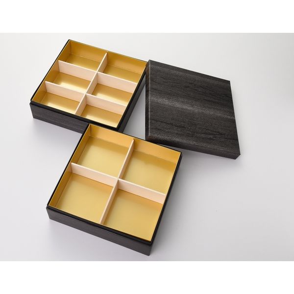 瑞光明 紙重箱 8寸角2段 S-6606 木製仕切AC付 v1310k80-2s6606sma1c1 1