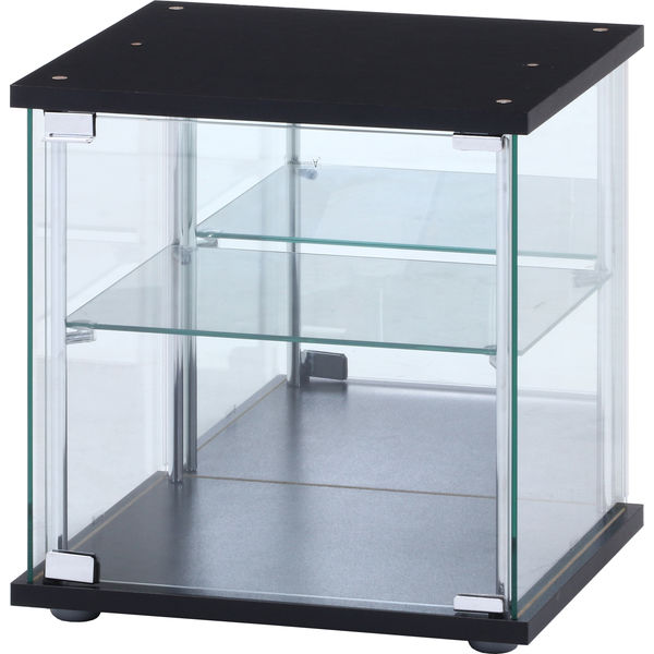 不二貿易 ガラスコレクションボックス 幅425×奥行365×高さ450mm