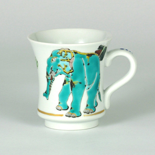 伊野正峰 九谷焼マグカップ 神象（直送品） - アスクル