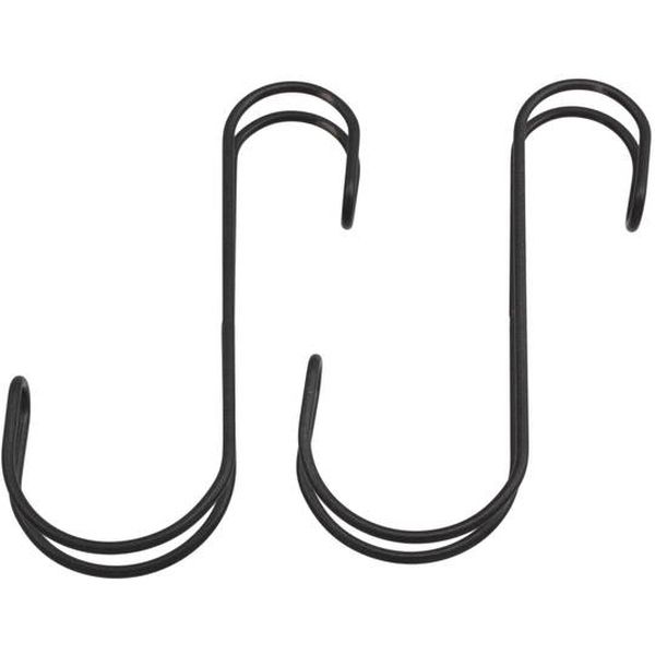 ハイロジック 横ブレ安定S字フック 大 145mm ブラック 95353 1パック(2