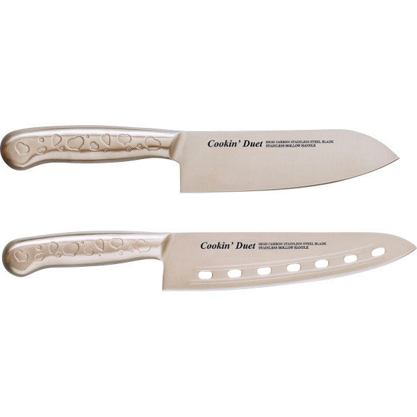 佐竹産業 クッキングデュエット 包丁2本セット 23-8532-721 1箱（直送