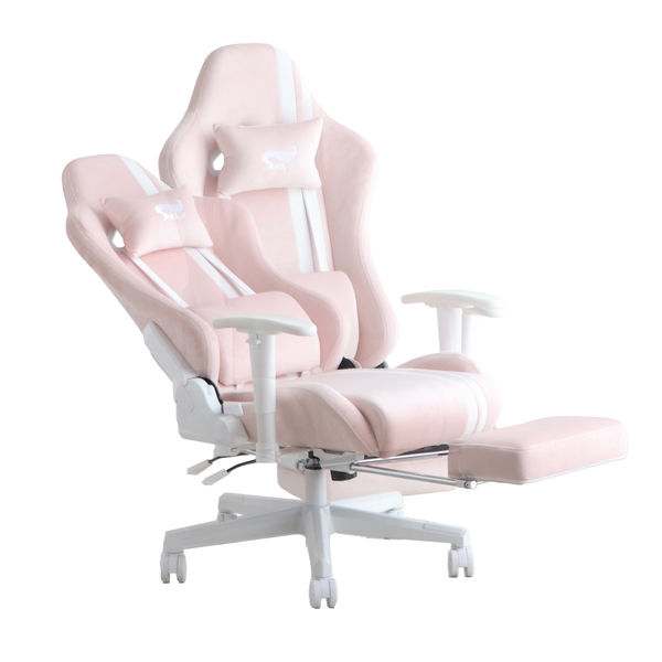 軒先渡し】東馬 SeAGA girl ゲーミングチェア ピンク 54682070 1脚