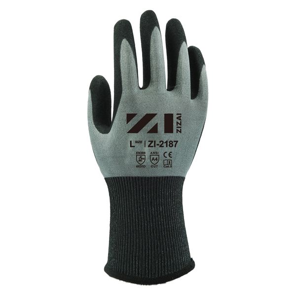 耐切創手袋】ウィード 耐切創レベルD ニトリル背抜き 超極薄21ゲージ