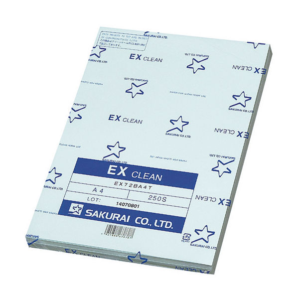 クリーンペーパー】 桜井 「現場のチカラ」 EXクリーン ブルー A4 1箱