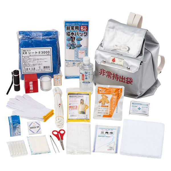 防災セット】 角利産業 緊急避難セット（賞味期限7年） ALE-21N 20品目