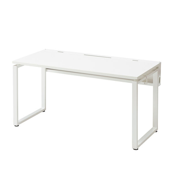 Ceha プレノデスクシステム 平机 引出し無し ホワイト天板/ホワイト脚