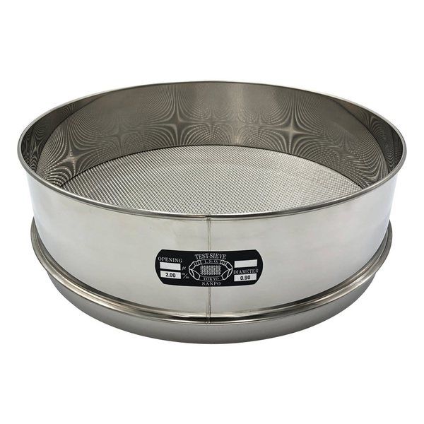 サンポー ステンレスふるい φ400×100mm 2.00mm 5-3296-25 1個（直送品