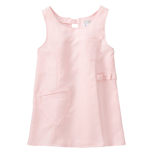 ショートエプロン（ハートポケット） ピンク M AIT861371 - アスクル