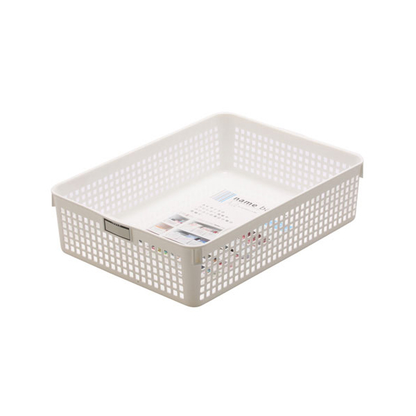 イノマタ化学 ネームバスケットA4 幅244×奥行332×高さ87mm 4586W 1個