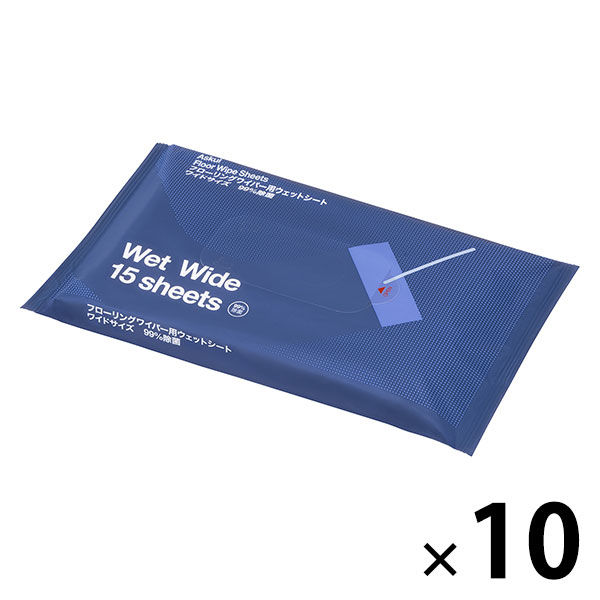 復活特別価格】フローリングワイパー用ウェットシート ワイドサイズ 99