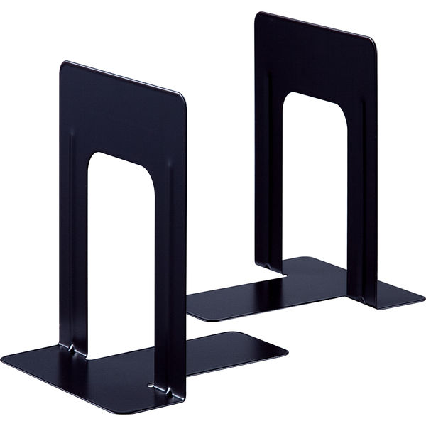 アスクル ブックエンド L ブラック 10組（20個） オリジナル - アスクル