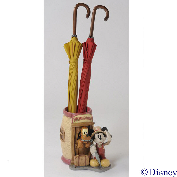 セトクラフト 傘立て ミッキー＆プルート 丸型 幅235×奥行290×高さ