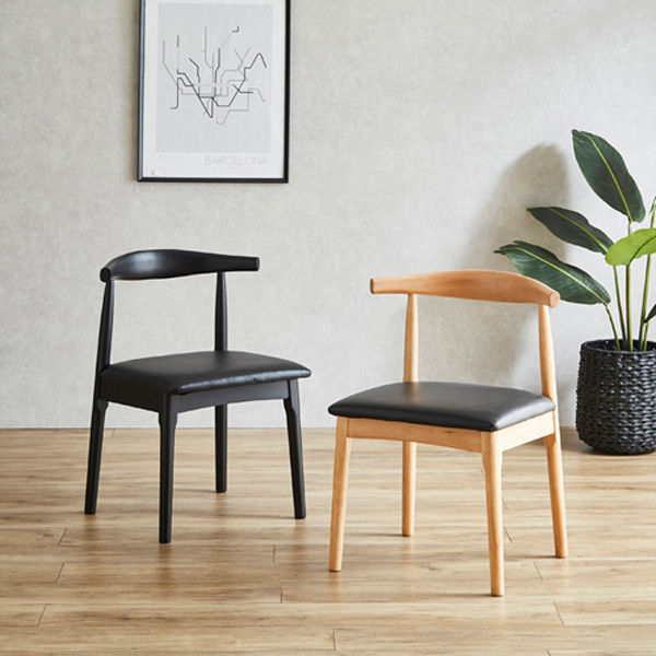 軒先渡し】後藤家具物産 ダイニングチェア ブラック DC-MK-BK 1セット