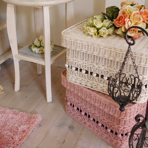 サンフラワーラタン fioreシリーズ フィオーレ スタッキングバスケット