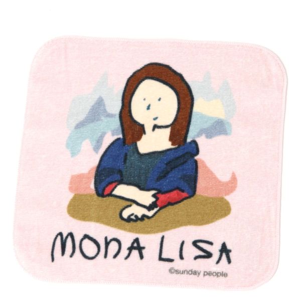 世界の名作）ハンドタオル モナリザ LAKOLE/ラコレ - アスクル