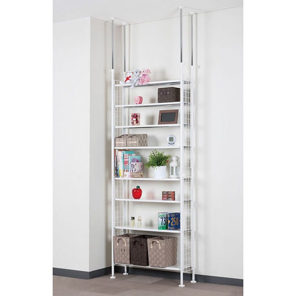 菊屋(KK) 突っ張りラック78 8段 TP-5405 1個（直送品） - アスクル