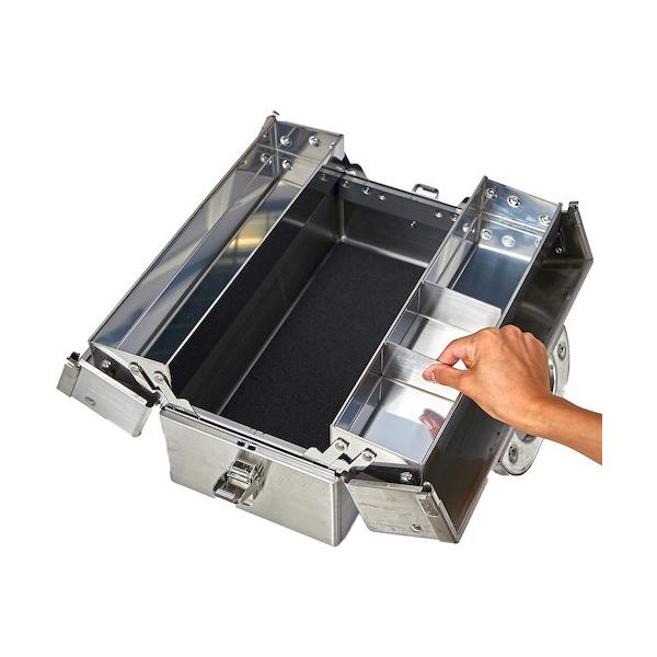 トラスコ中山 TRUSCO ステンレス両開きツールボックス 二段式