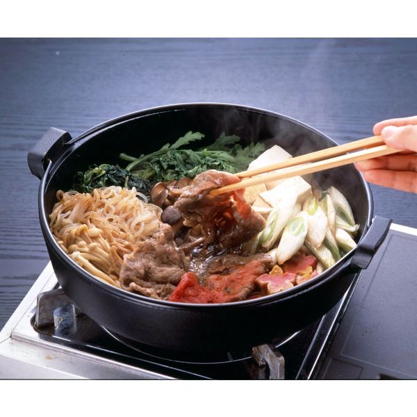 池永鉄工 日本製 南部鉄器 すき鍋 すき焼き鍋 絆 きずな 26cm 12122 IH