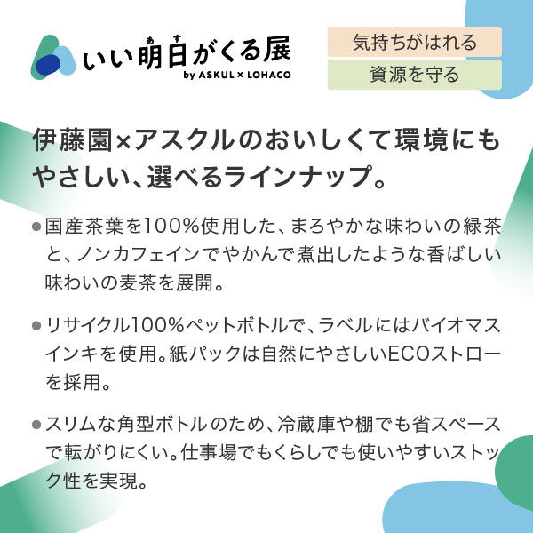 復活特別価格】【アスクル・ロハコ限定】伊藤園 香り豊かなお茶 麦茶